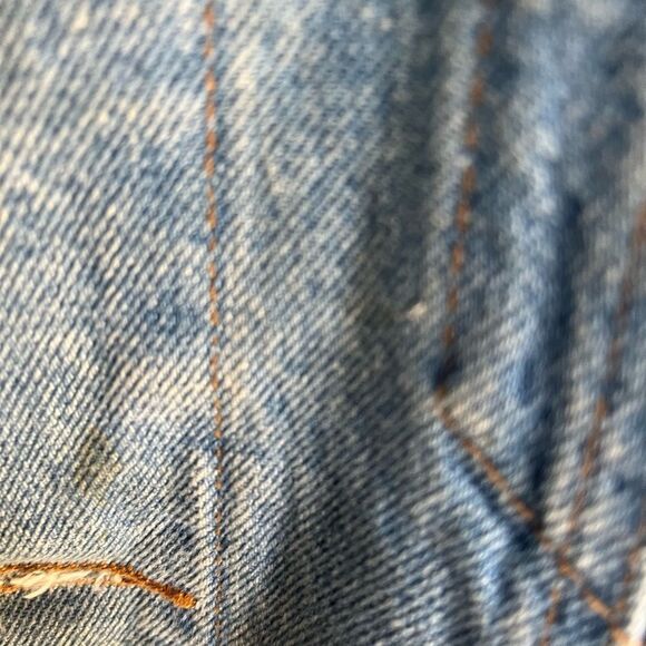 Vintage Too Cute Flintstone Denim Jean Jacket Size 2 Unisex - Picture 11 of 11